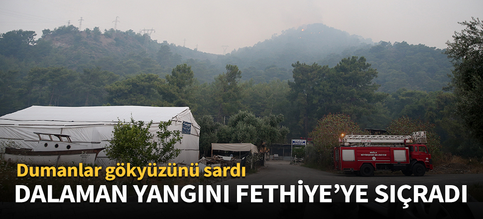 Dalaman yangını Fethiye'ye sıçradı!