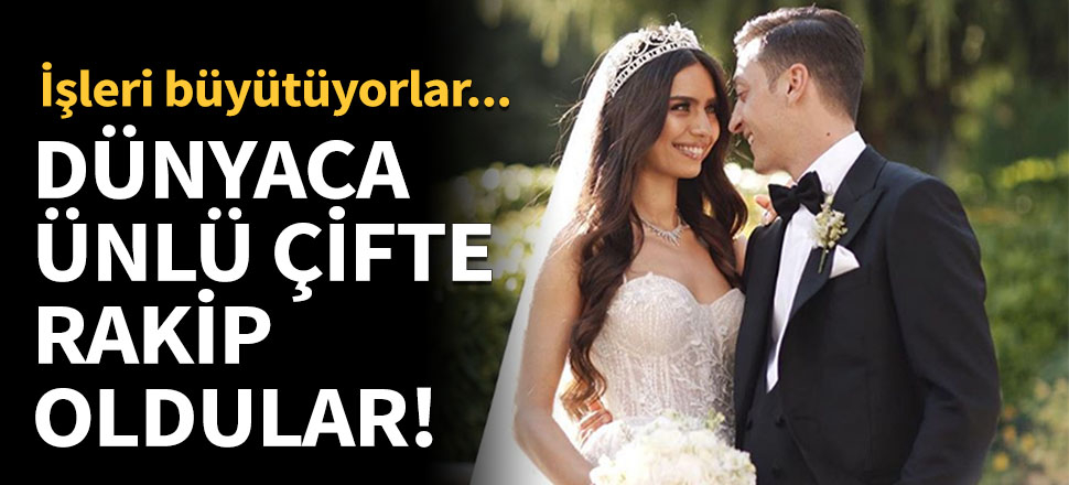 Dünyaca ünlü çifte rakip oldular!