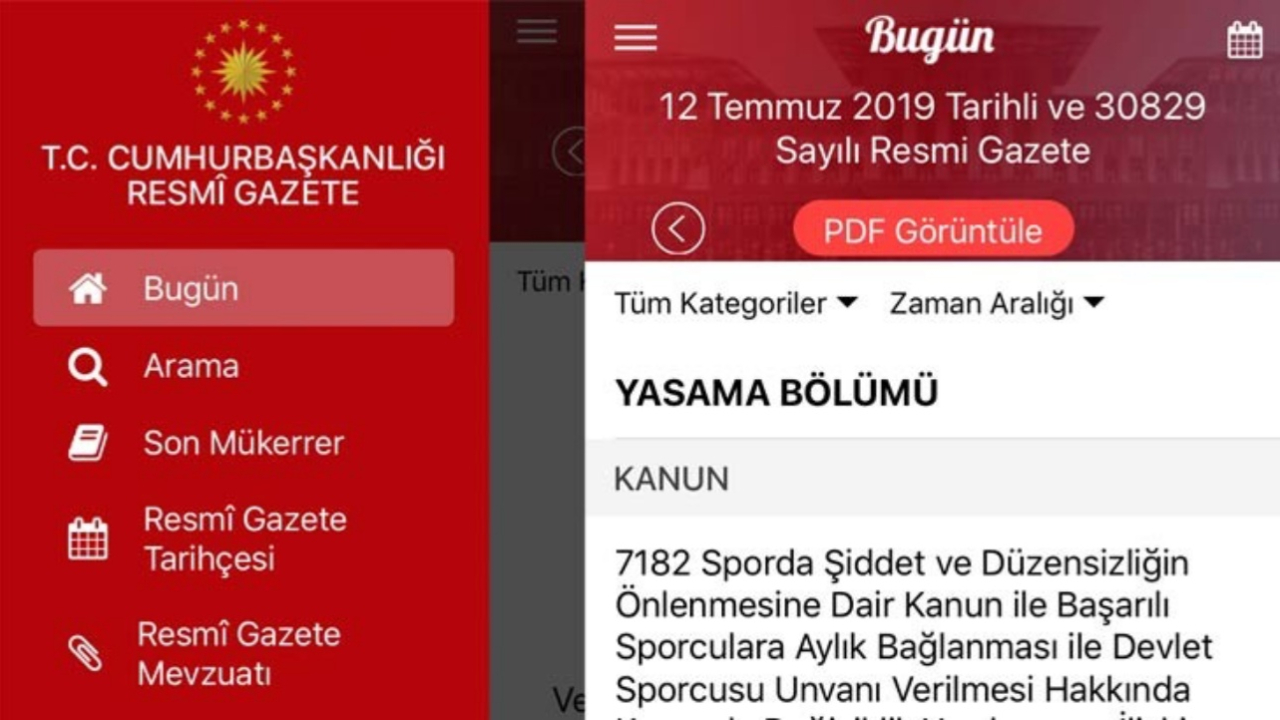 Resmi Gazete artık dijital marketlerde!