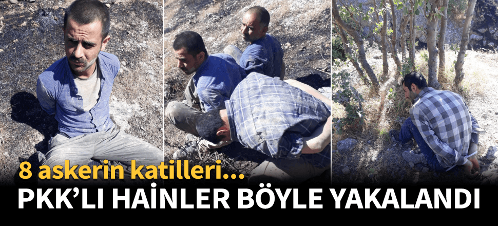 Sekiz askerin katilleri böyle yakalandı!