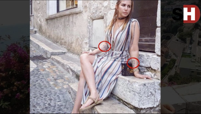 Selin İmer Ceceli'den sert açıklama! Haç işaretinin içinde yazan yazı herkesi şaşırtacak...