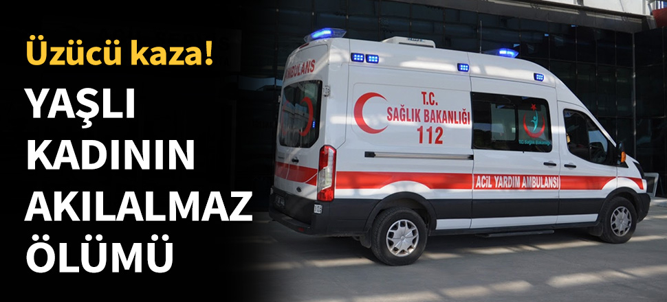 Malatya'da yaşlı kadının akılalmaz ölümü...