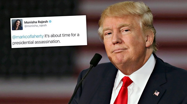 The Guardian editörü Monisha Rajesh'ten Donald Trump'a suikast çağrısı