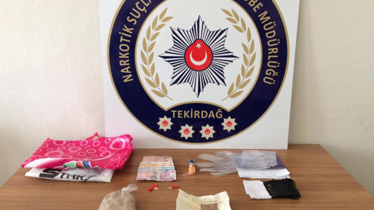 Tekirdağ'da uyuşturucu operasyonu!