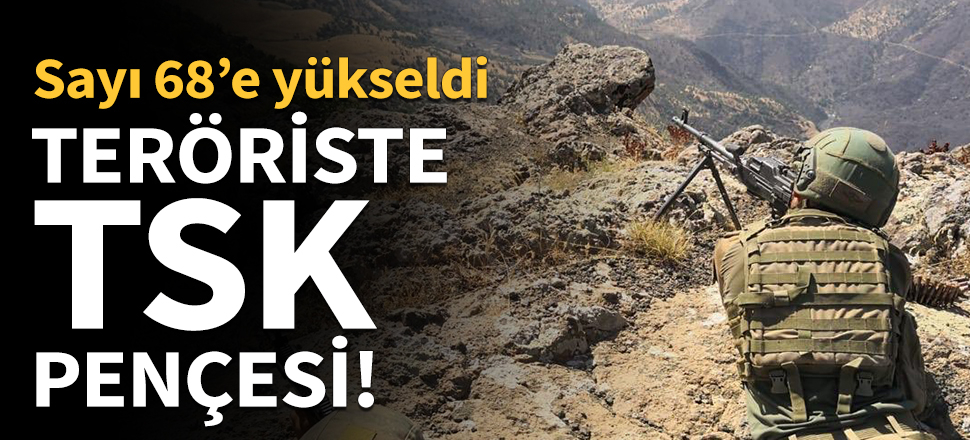 Teröriste TSK pençesi: 4'ü daha öldürüldü!