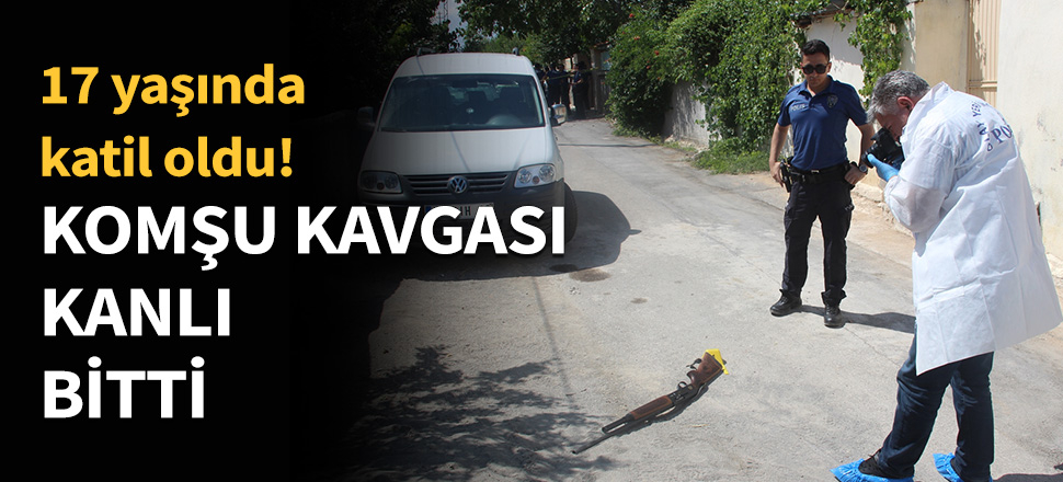 Konya'da komşuların kavgası kanlı bitti...