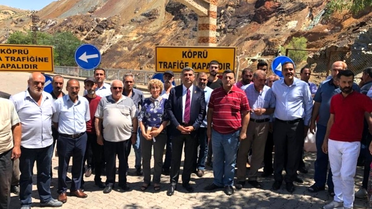Elazığ'da Milletvekili Gürsel Erol, Maden ilçesinde inceleme de bulundu