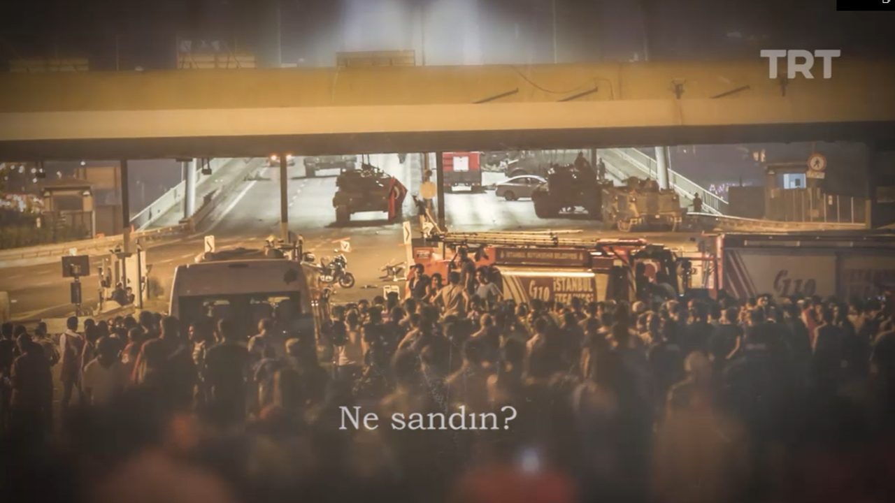 TRT'den çarpıcı 15 Temmuz klibi...