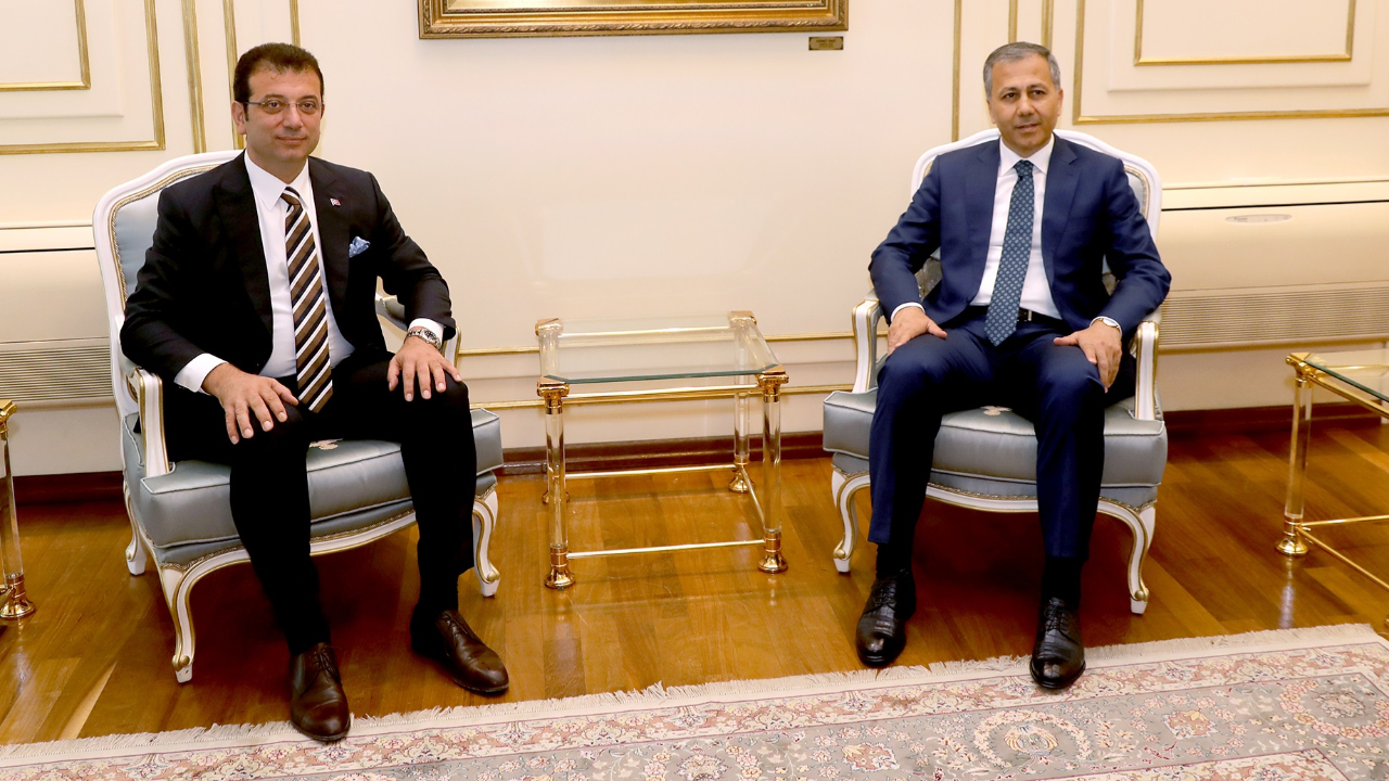 İstanbul'da Vali Ali Yerlikaya'dan İBB Başkanı Ekrem İmamoğlu'na ziyaret