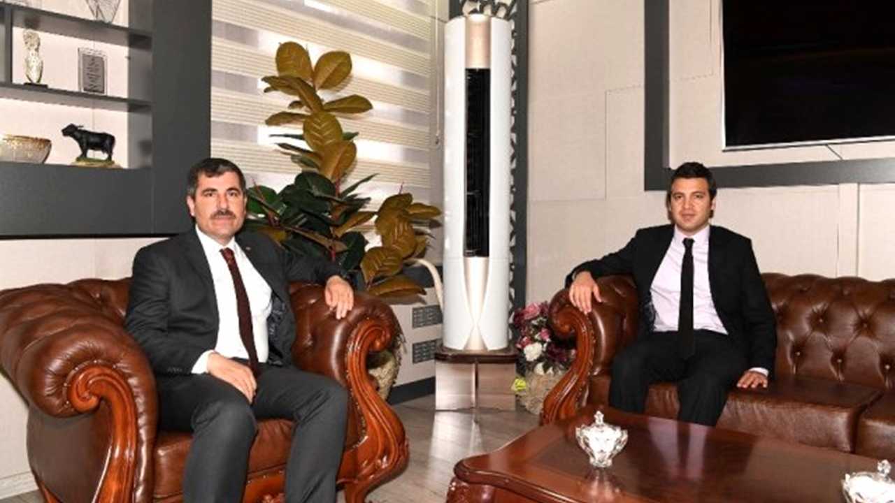 Muş'ta Başkan Feyat Asya, Başsavcı Harun Karahan’ı ağırladı