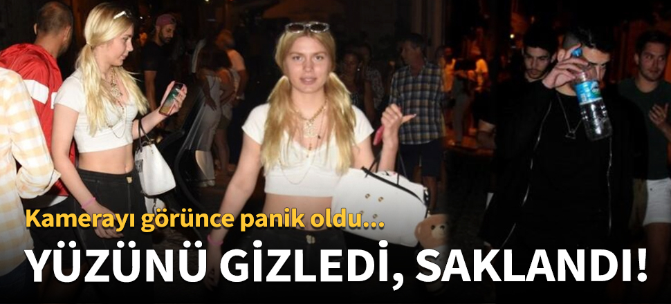 Aleyna Tilki'nin gizemli arkadaşı! Kameraları görünce yüzünü gizledi...