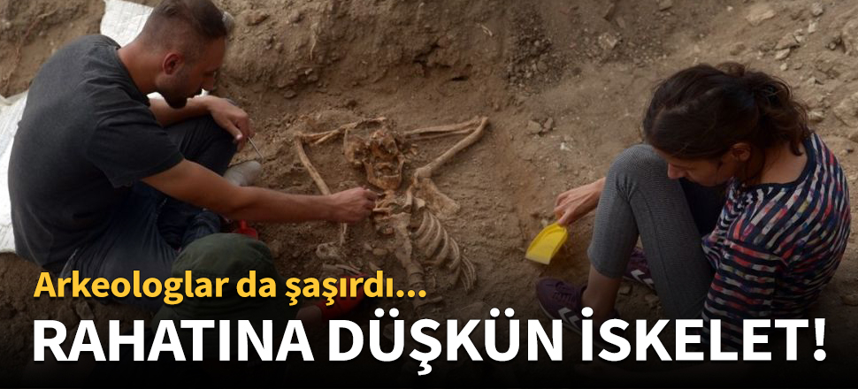 Sinop'ta bulunan rahatına düşkün iskelet şaşırttı!