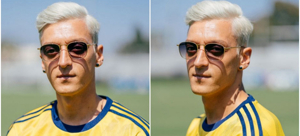 Mesut Özil yeni imajıyla dalga konusu oldu!