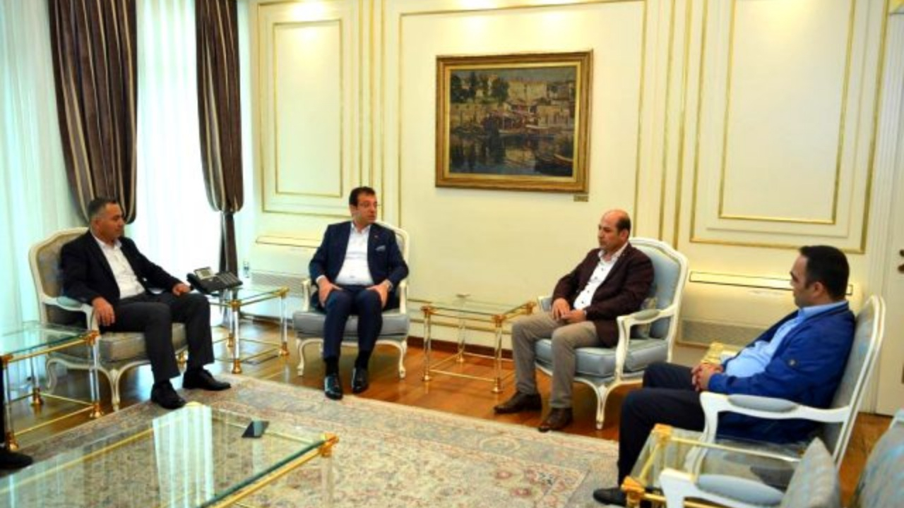 Ekrem İmamoğlu kahraman personelleri ağırladı!