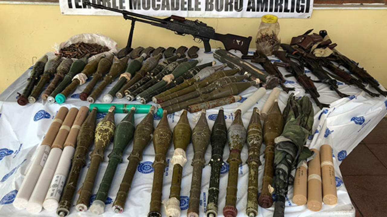 Şemdinli'de PKK'nın cephaneliği bulundu!
