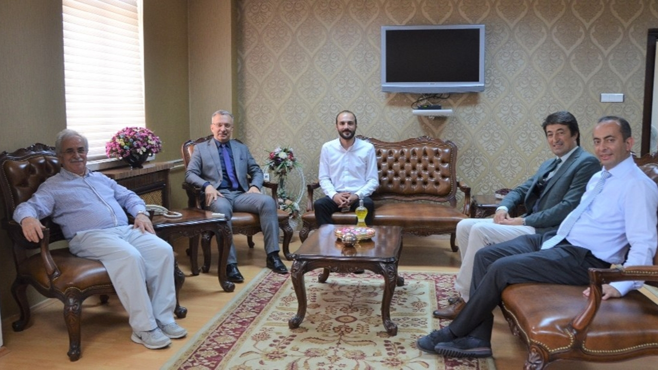 Erzurum'da Prof. Dr. Muammer Yaylalı’dan Rektör Akın Levent’e ziyaret