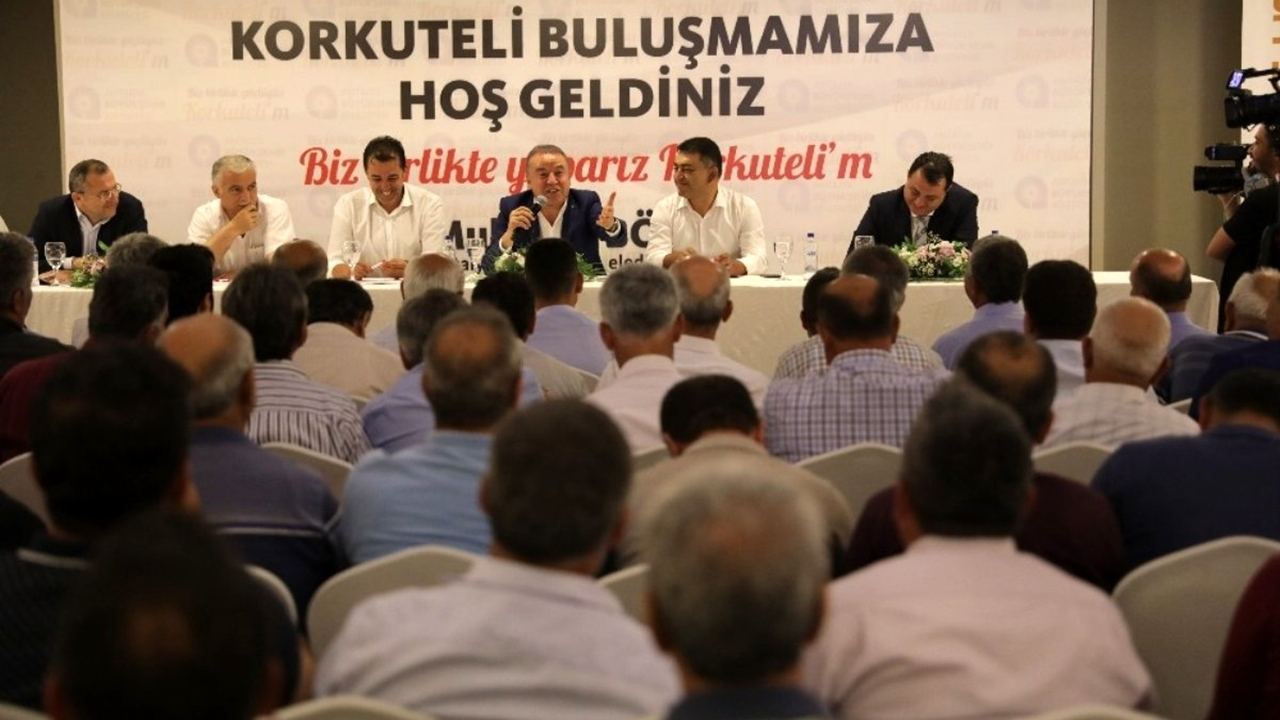 Antalya'da Başkan Muhittin Böcek: "Hatırla gönülle yatırım olmayacak"
