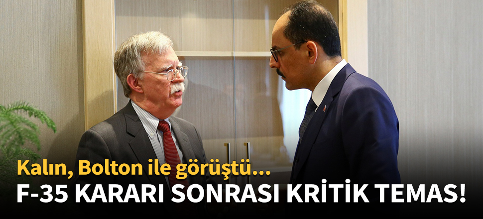 F-35 kararı sonrası ABD ile kritik temas!