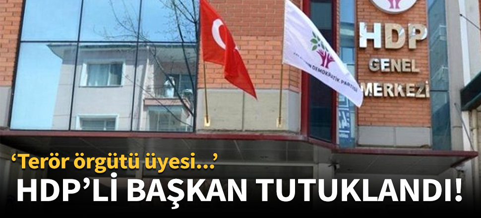 HDP'li başkan tutuklandı!