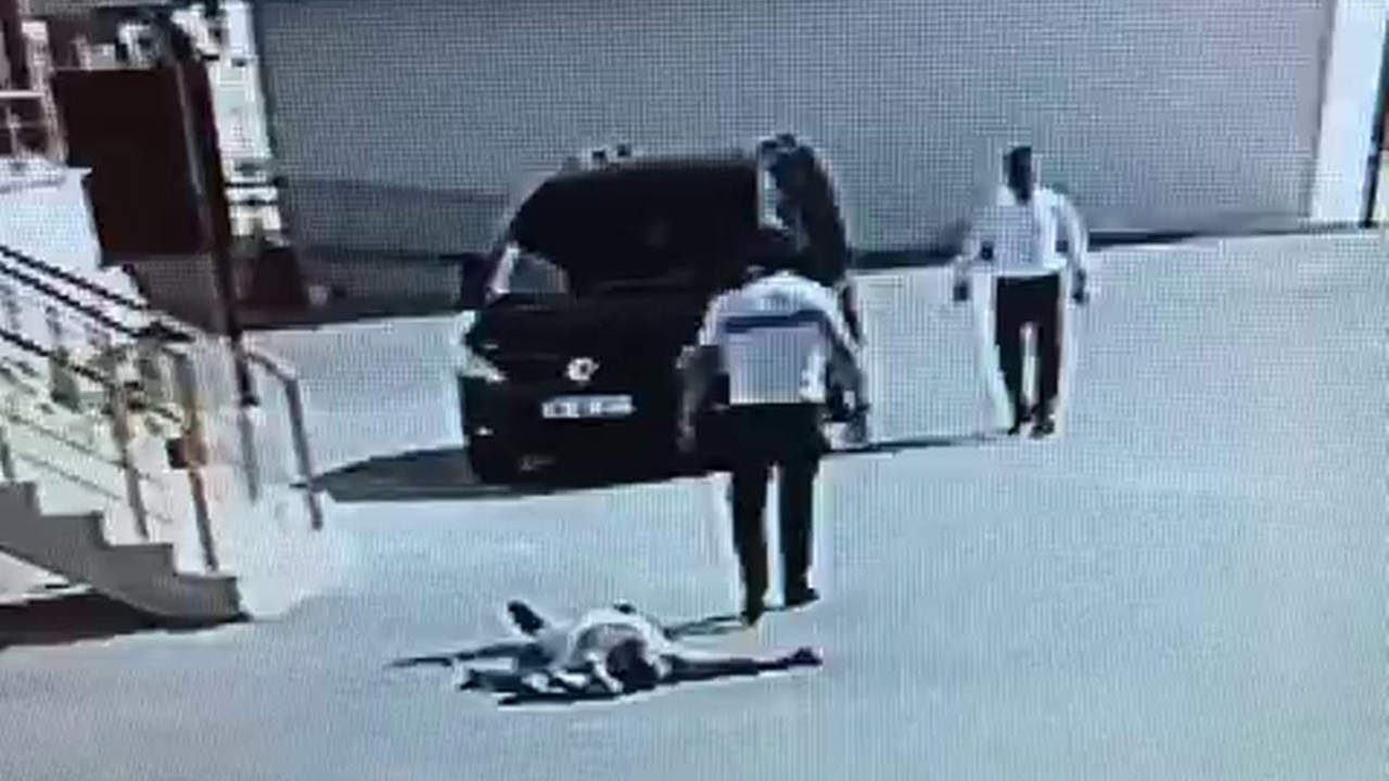 Kavga ettiği adamın üzerinden geçti...