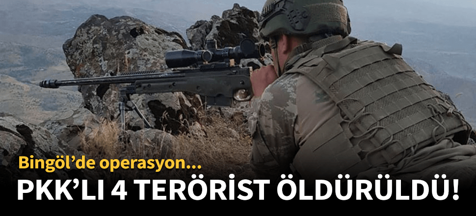 PKK'ya Bingöl'de hava destekli darbe!