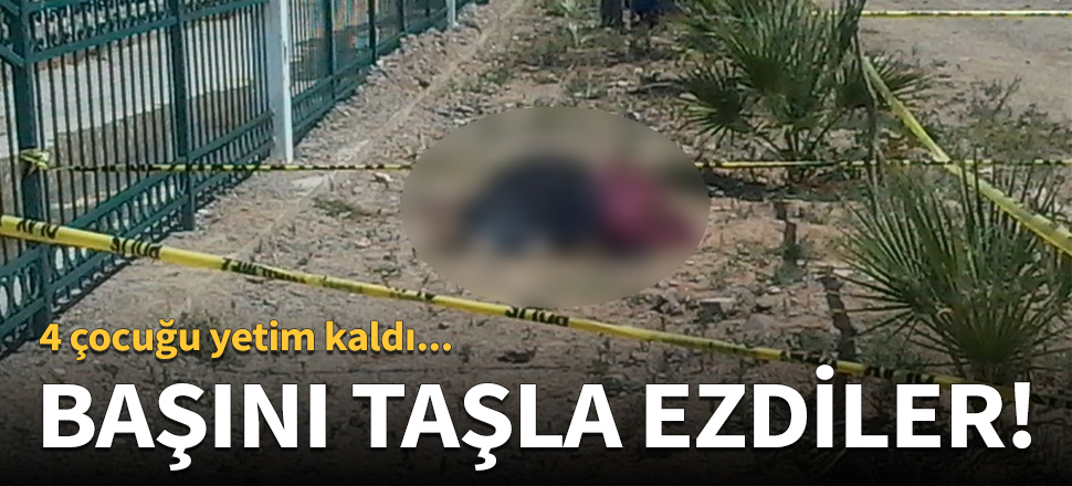 Aydın'da korkunç olay! Başını taşla ezdiler...
