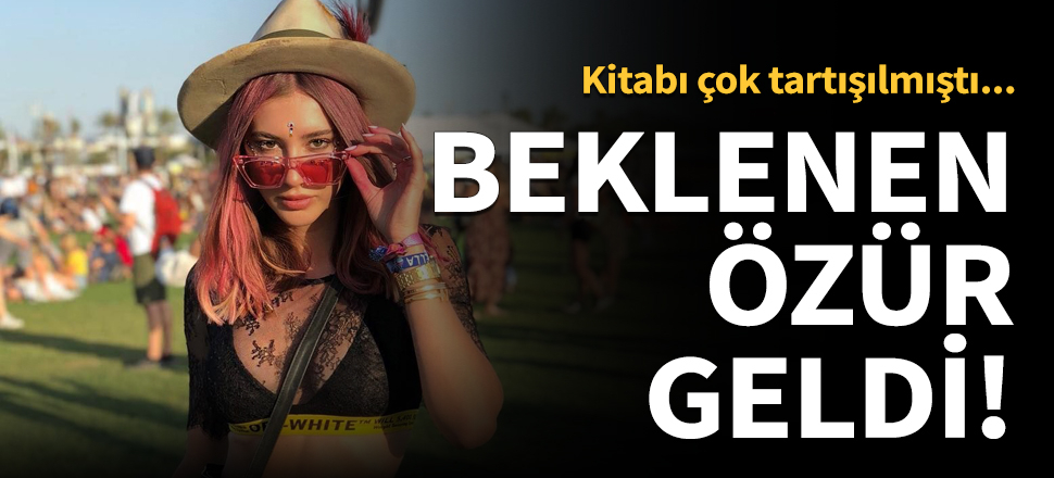 Şeyma Subaşı kitabı için özür diledi!