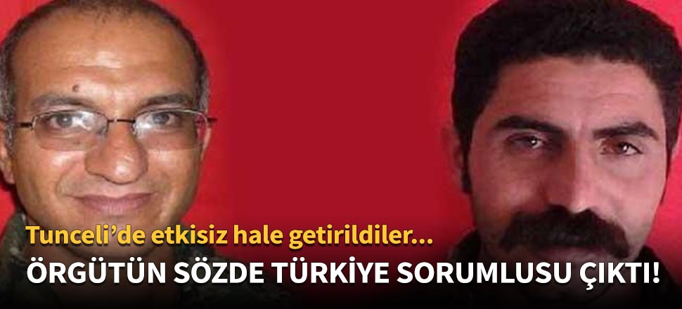 Tunceli'de öldürülen teröristlerden biri sözde Türkiye sorumlusu çıktı!