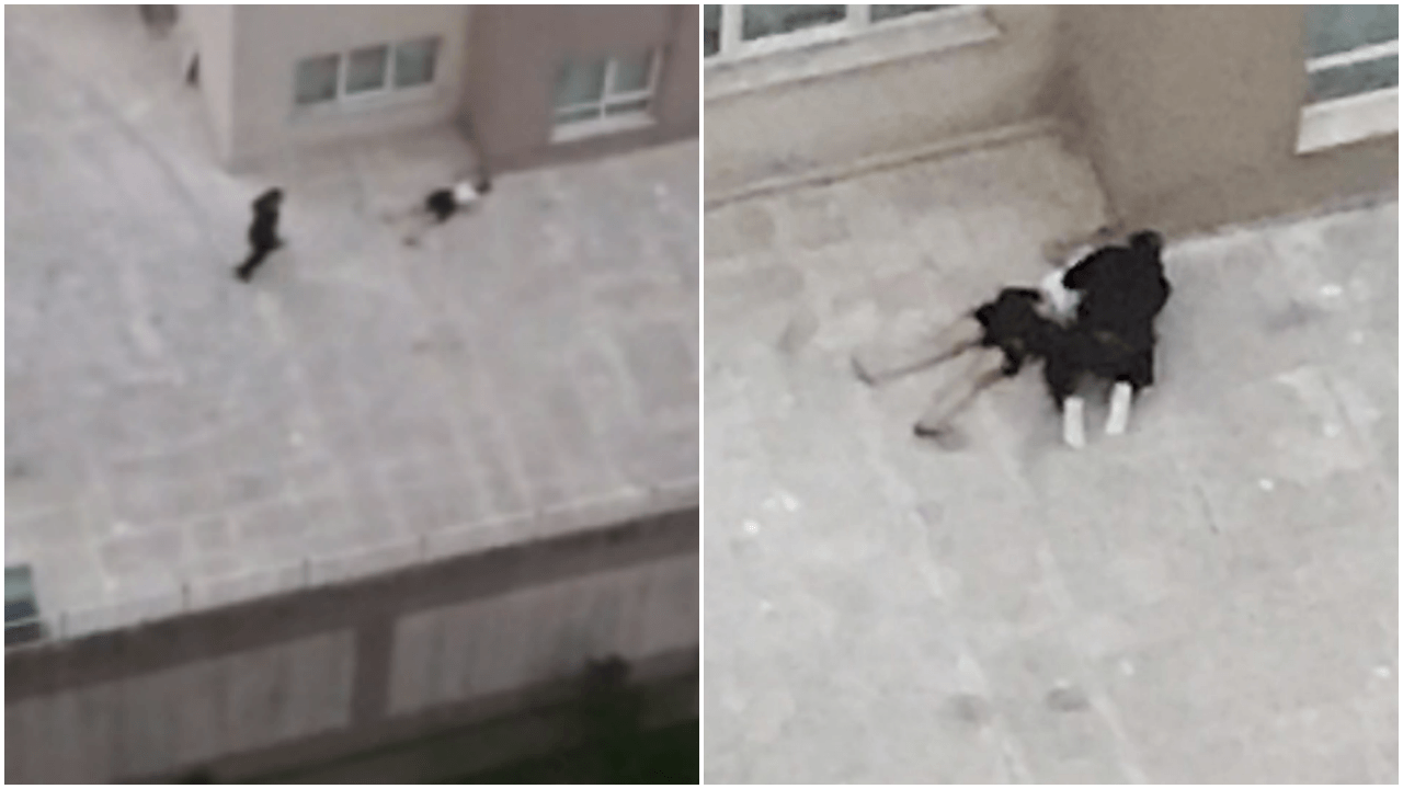Sevgilisinin başında böyle ağlamıştı!