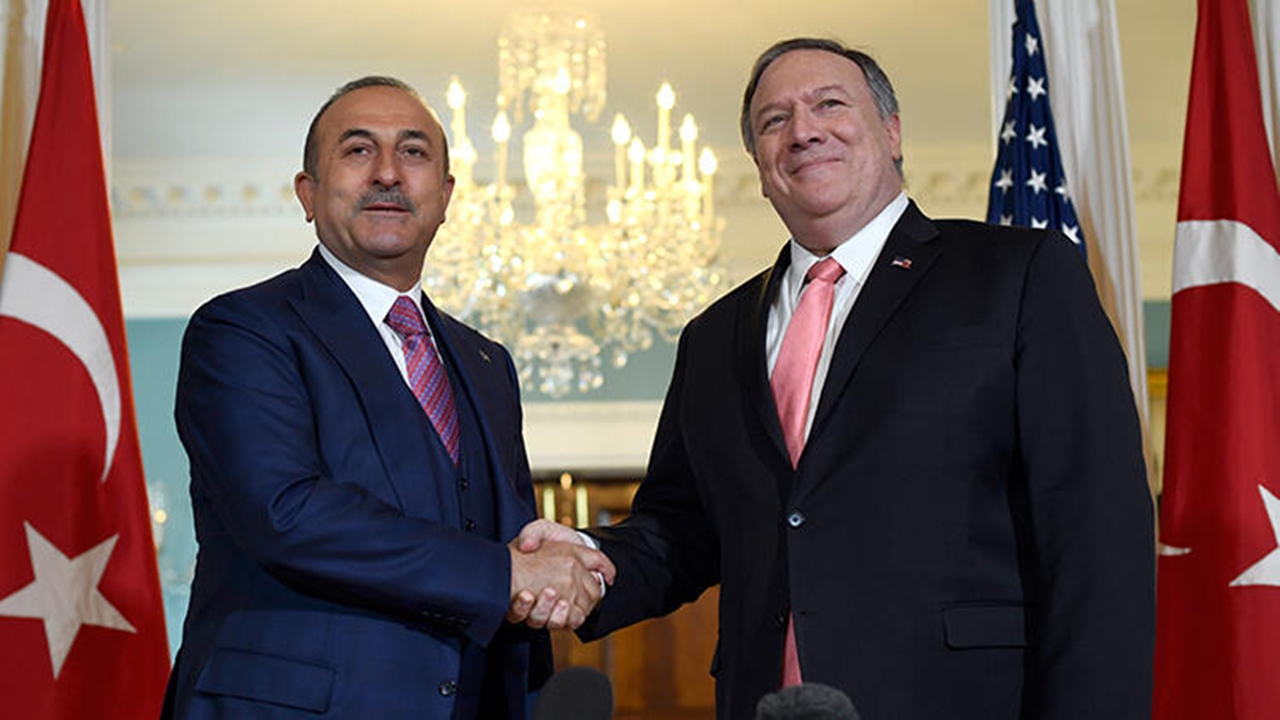 Çavuşoğlu, Pompeo ile görüştü