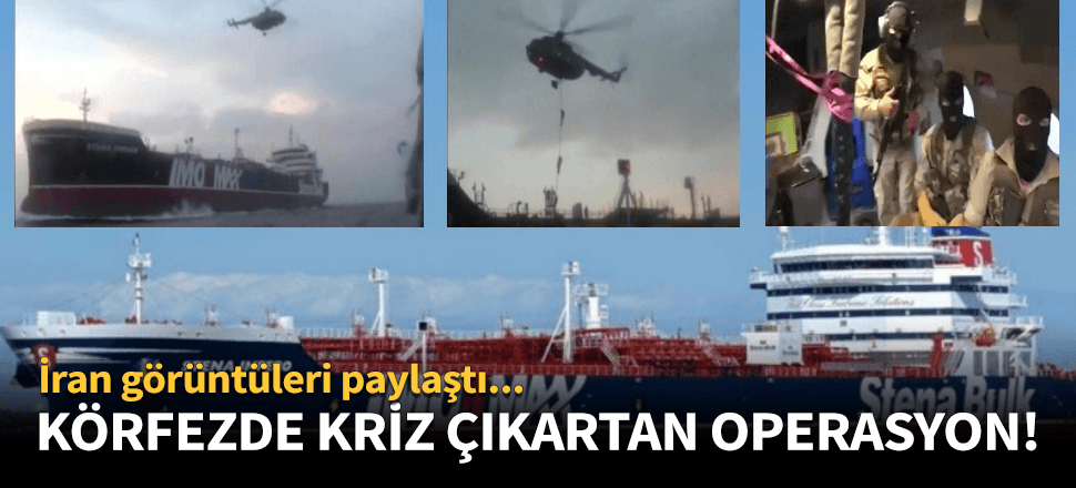 İran komandolarının İngiliz gemisine müdahale anı!