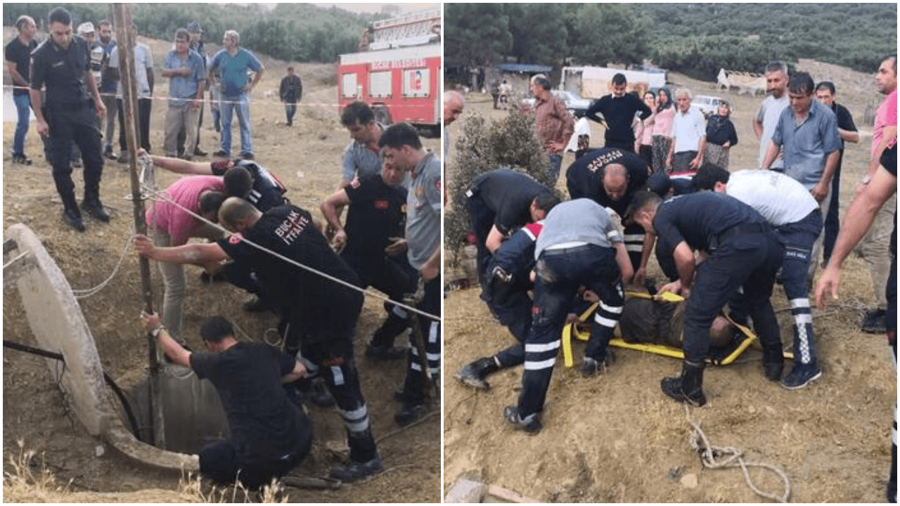 Ölüm kuyusu anne, oğul ve ikiz kardeşi yuttu!