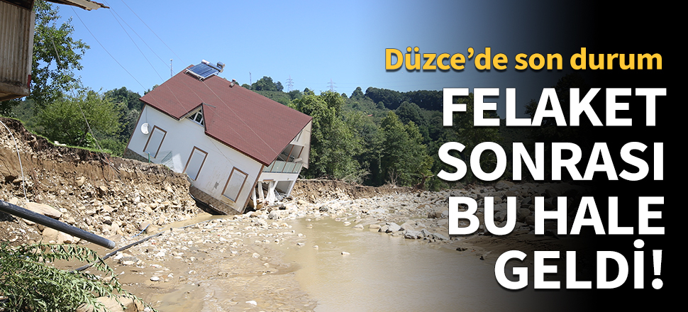 Kuvvetli yağış bu hale getirdi!