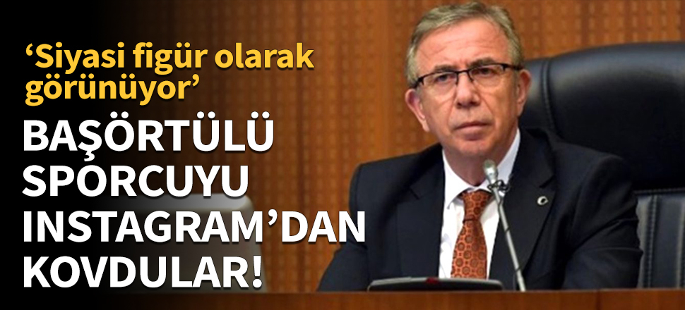 Başörtülü sporcuyu Instagram'dan kovdular!