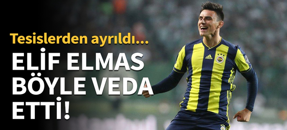 Elif Elmas'tan Fenerbahçe'ye veda paylaşımı!