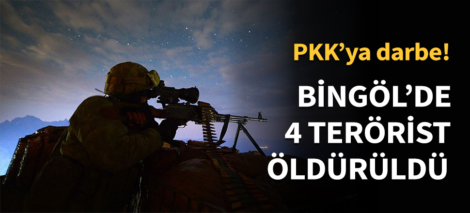 Bingöl'de PKK'ya ağır darbe...