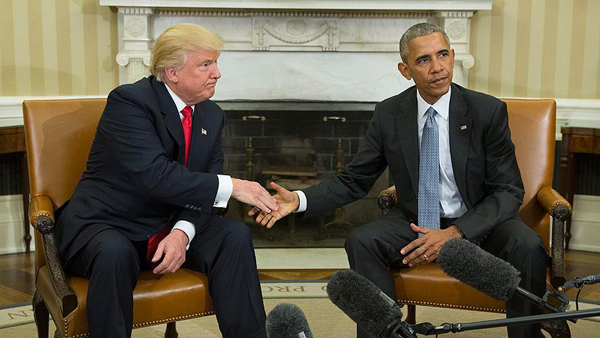 Donald Trump, başkan seçildikten sonra ilk kez Beyaz Saray'da
