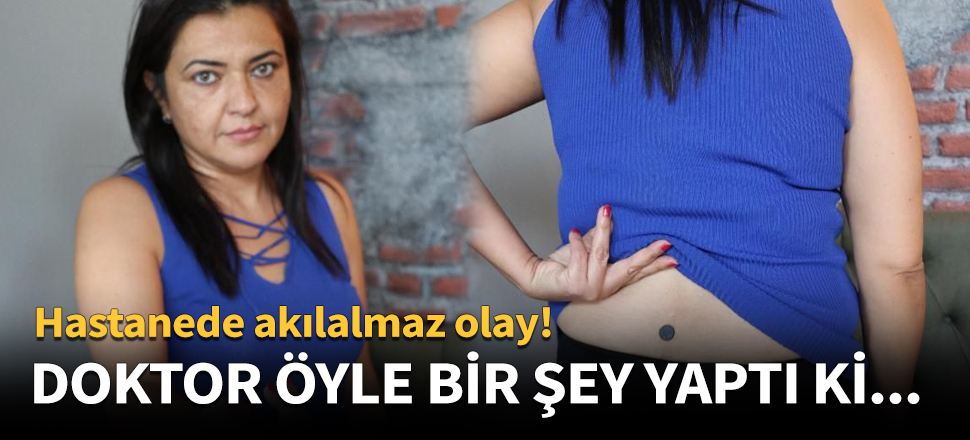 Belinde neşter ucu unuttular!