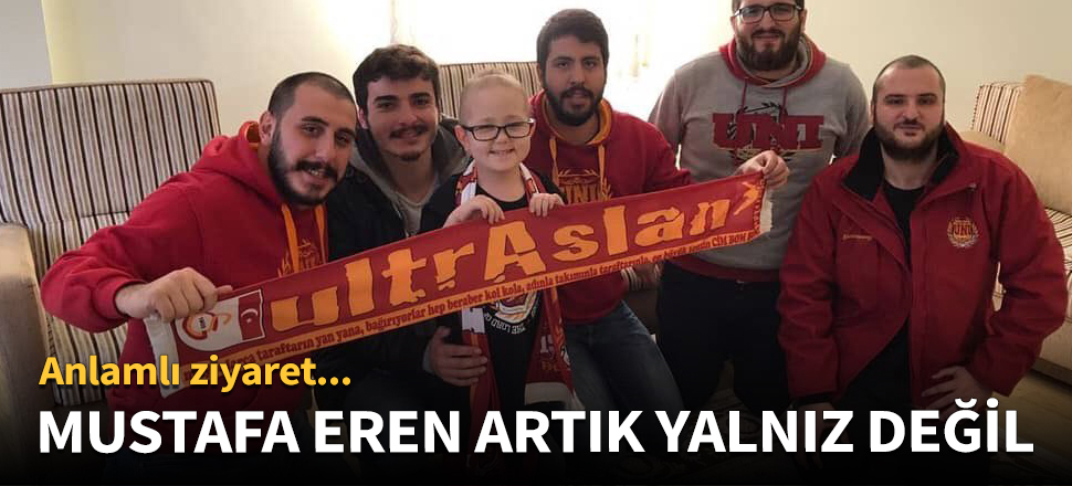 Galatasaray taraftarlarından duygulandıran ziyaret