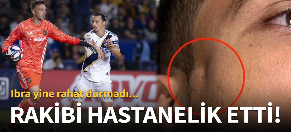 Ibrahimovic rakibini hastanelik etti!