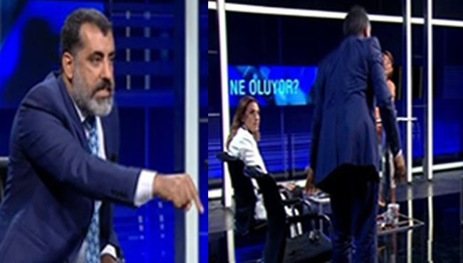 Nevzat Çiçek önce canlı yayını terk etti, sonra özür diledi