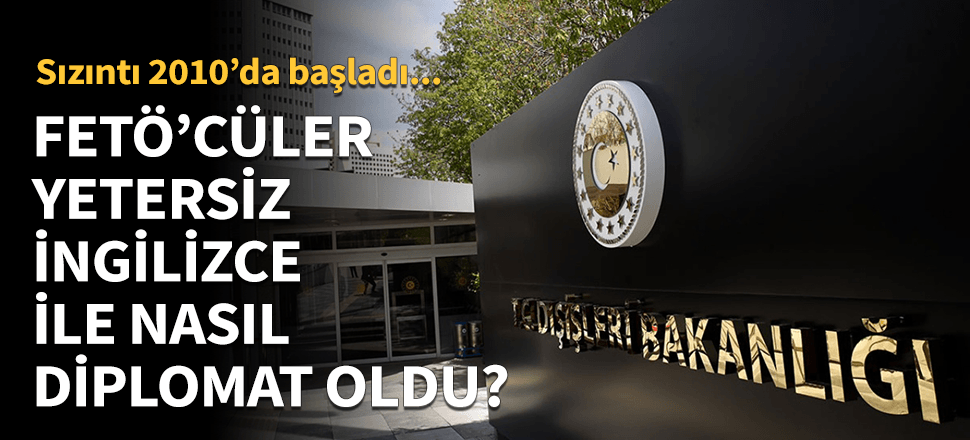 Yarım İngilizce ile diplomat oldular!