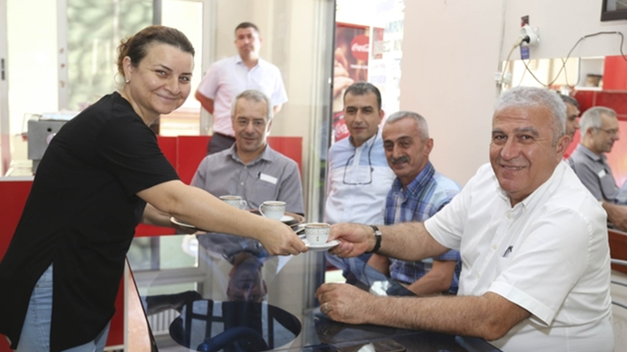 Aydın'da Başkan M. Fatih Atay ESKO esnafı ile buluştu
