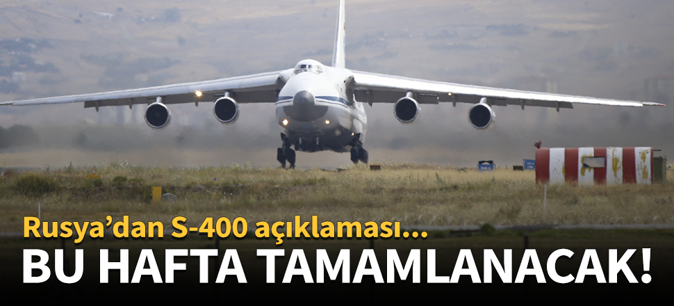 Bu hafta tamamlanacak!