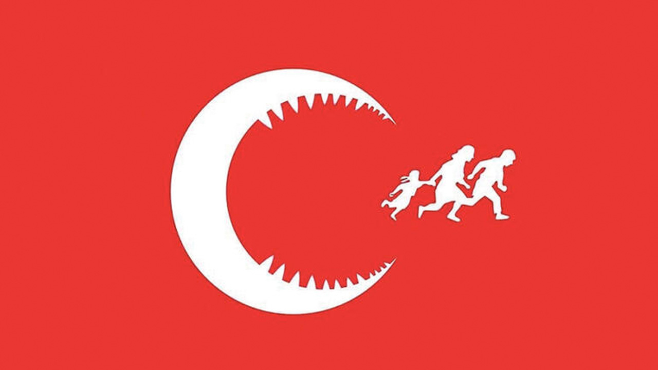 Şerefsizliğin resmini çizmeyi başaran Suriyeli!