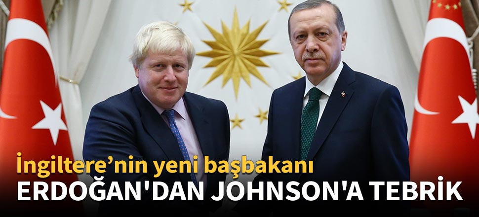 Erdoğan'dan Johnson'a tebrik!