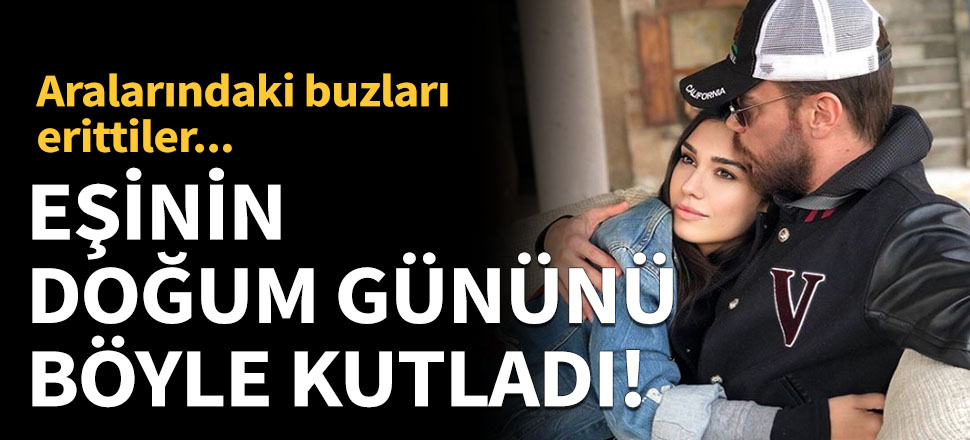 Sinan Akçıl eşinin doğum gününü böyle kutladı!