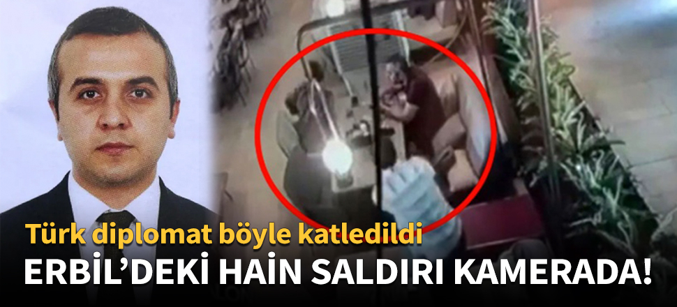 Erbil'deki hain saldırı kamerada!