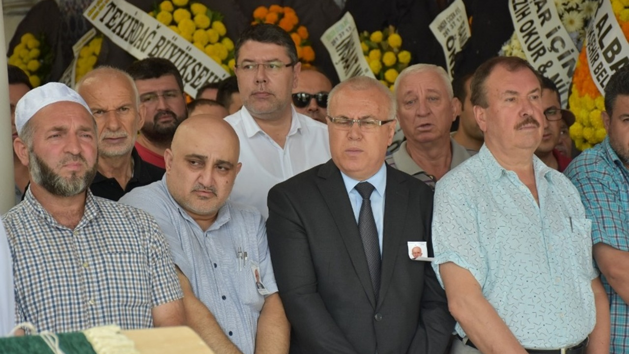 Tekirdağ'da TESKİ Genel Müdür Yardımcısı Abdullah Soner Ergin toprağa verildi