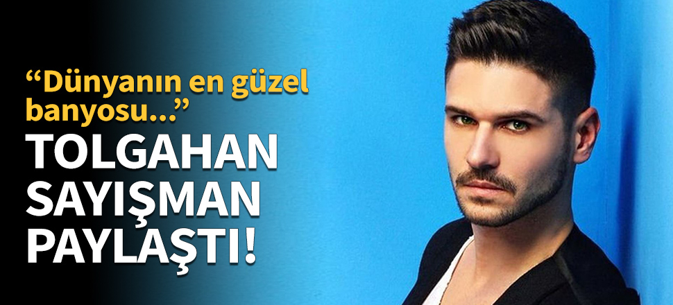Tolgahan Sayışman oğlunun fotoğrafını paylaştı!